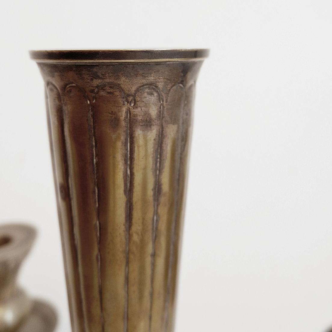 20ième siècle Large four-armed candelabra and five flames en vente