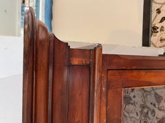 Large Four Door Entertainment Console Bookcase Credenza Cabinet