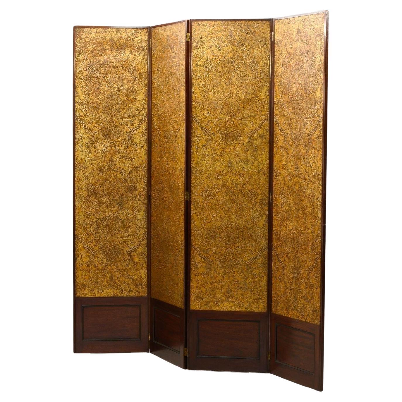Large Four Fold Screen