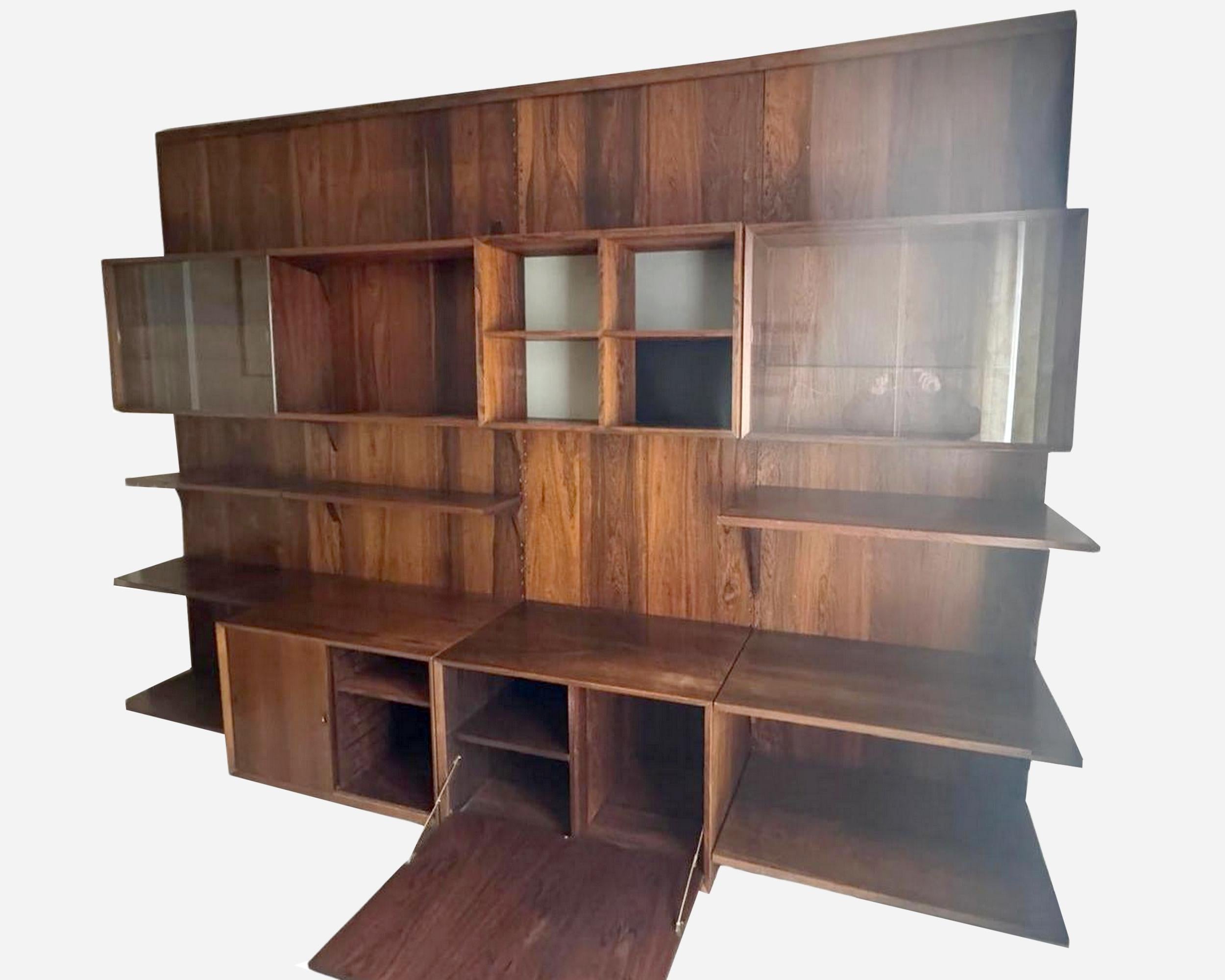Mid-Century moderno Large four-part bookcase, by Poul Cadovius, Editions CADO, Denmark, circa 1960 in vendita