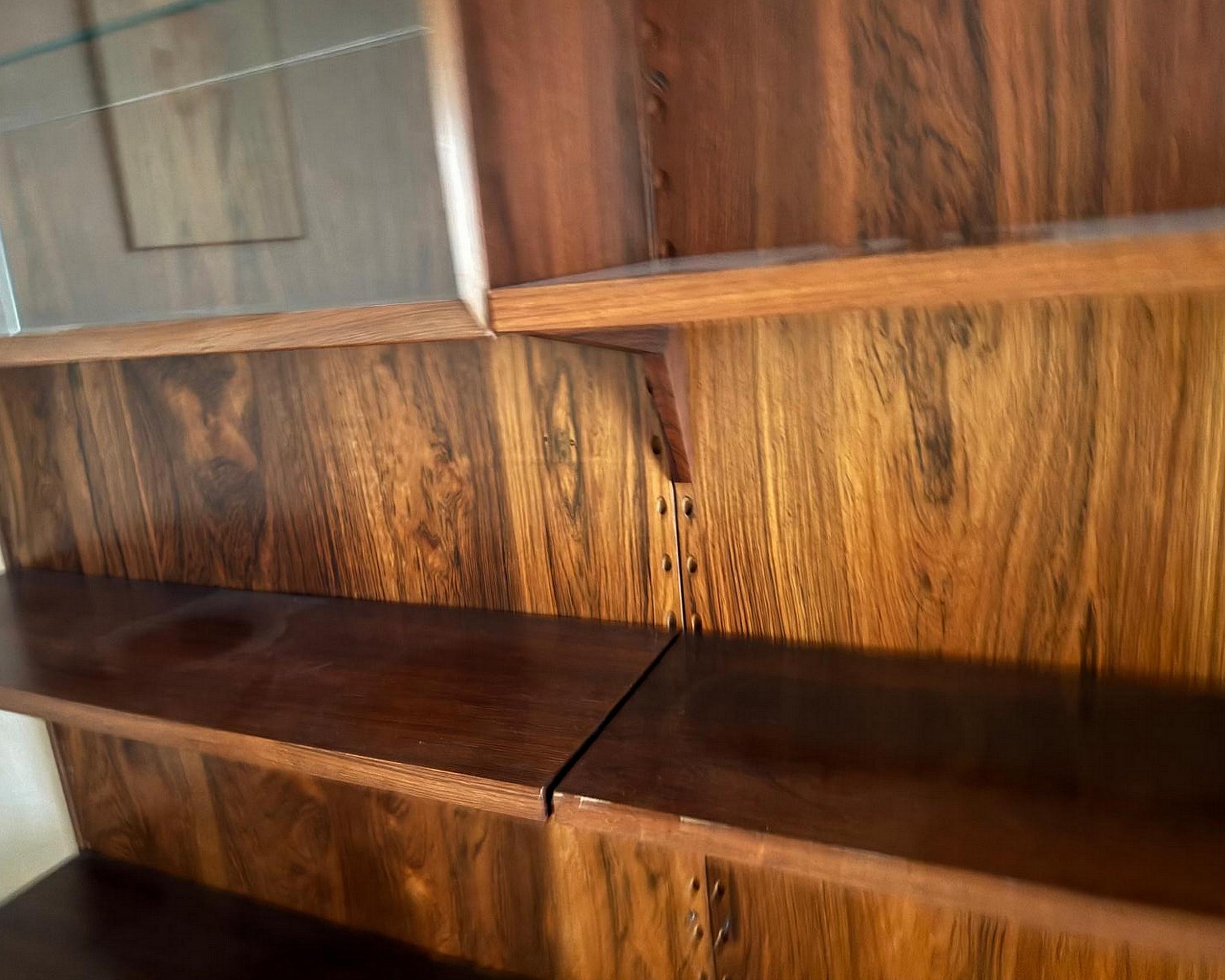 Metà XX secolo Large four-part bookcase, by Poul Cadovius, Editions CADO, Denmark, circa 1960 in vendita