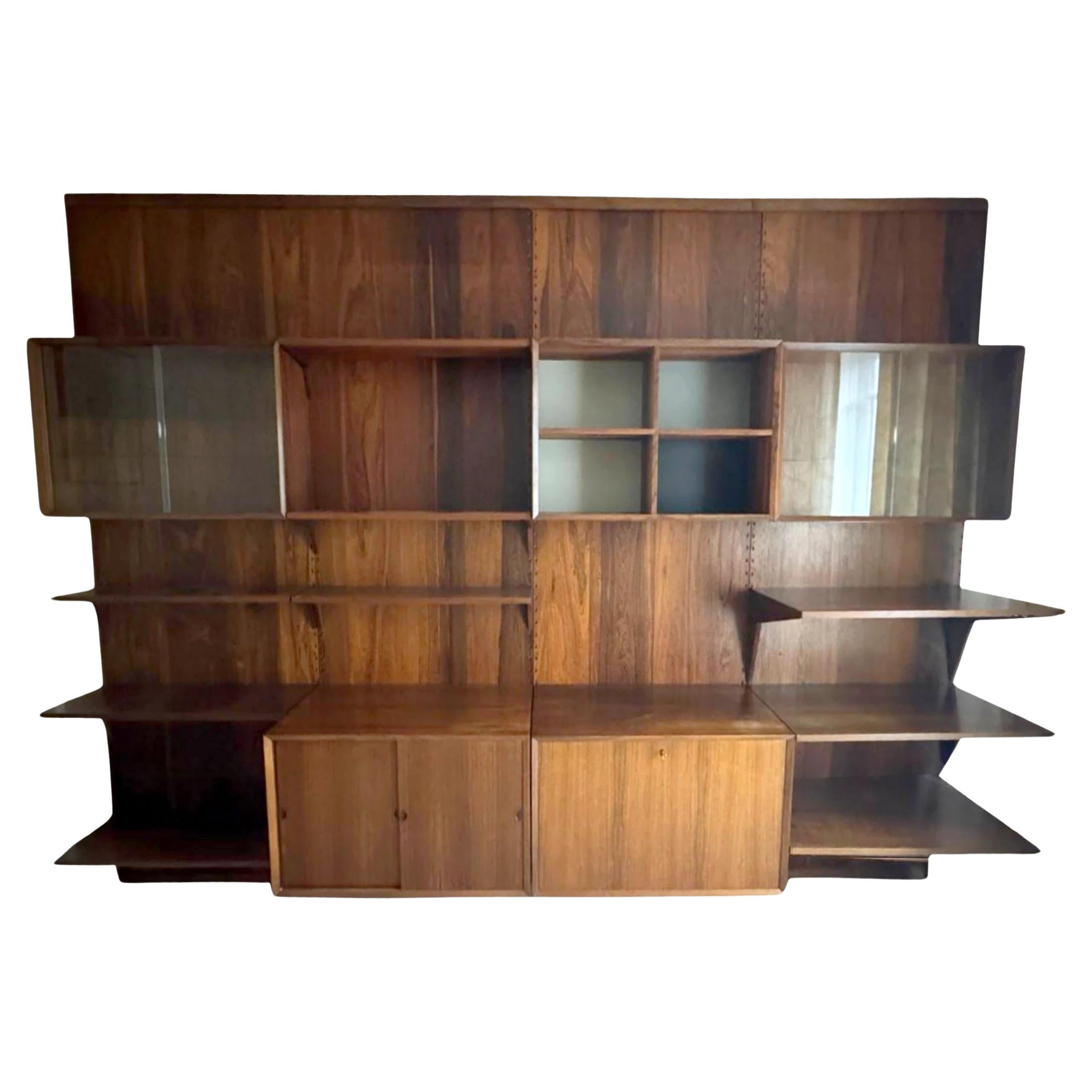 Large four-part bookcase, by Poul Cadovius, Editions CADO, Denmark, circa 1960 in vendita
