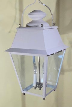 Large Four Sides Solid Brass Hanging Lantern 30” X 15” X 15”