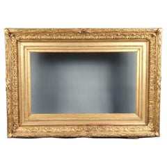 Large Frame In Wood And Golden Stucco From The Napoleon III Period 