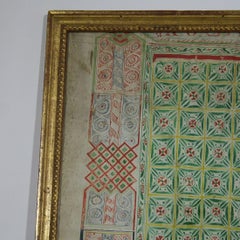 Large Framed 17th Century Italian Vellum Book Page, Handwriting