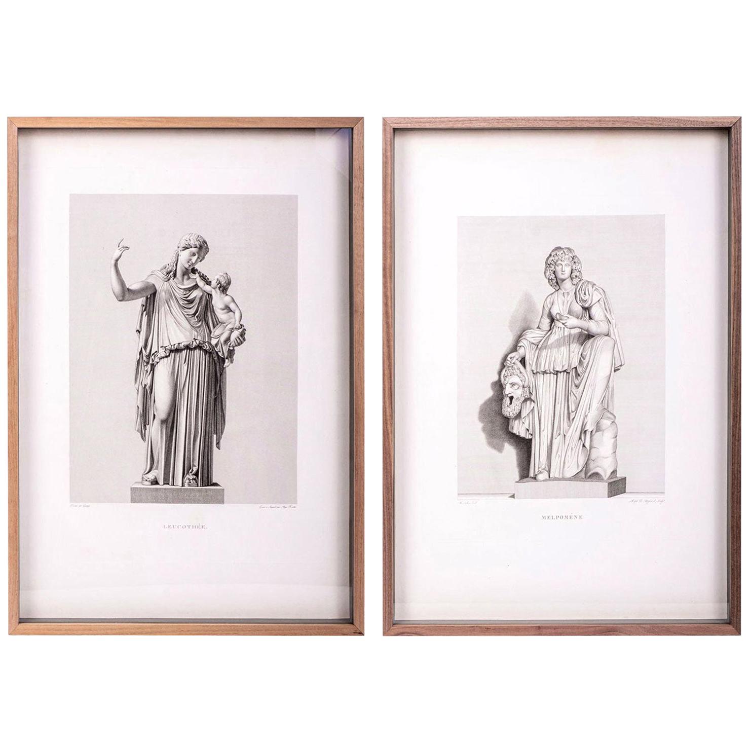 Large Framed 19th Century Classical Engravings For Sale at 1stDibs