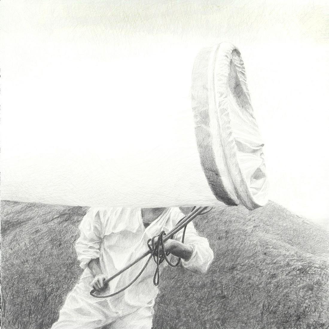 Artist: Ethan Murrow, (American, 1975-)
Title: Reversing Extinction III
Medium: Graphite on paper
Date: 2005
Size: 40