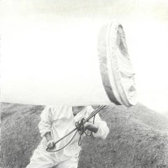 Large Framed Drawing Ethan Murrow