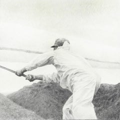 Large Framed Drawing Ethan Murrow