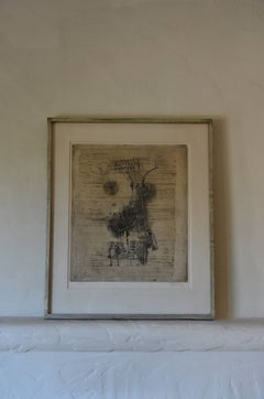 Grande lithographie encadrée de Tony Friedlaender