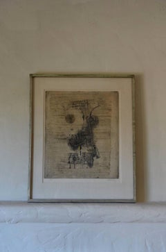 Grande lithographie encadrée de Tony Friedlaender