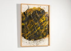 Large Framed Painting of a Planet by Thierry Despont