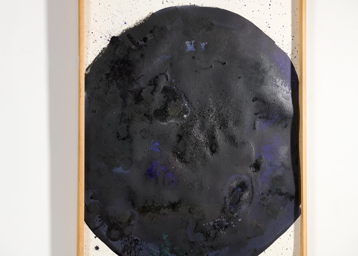 Großes gerahmtes Gemälde eines Planeten von Thierry Despont (amerikanisch) im Angebot