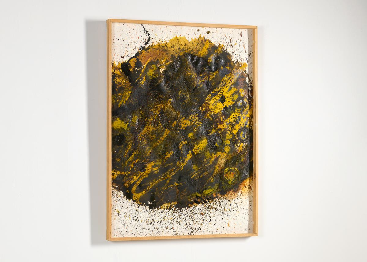 Großes gerahmtes Gemälde eines Planeten von Thierry Despont (amerikanisch) im Angebot