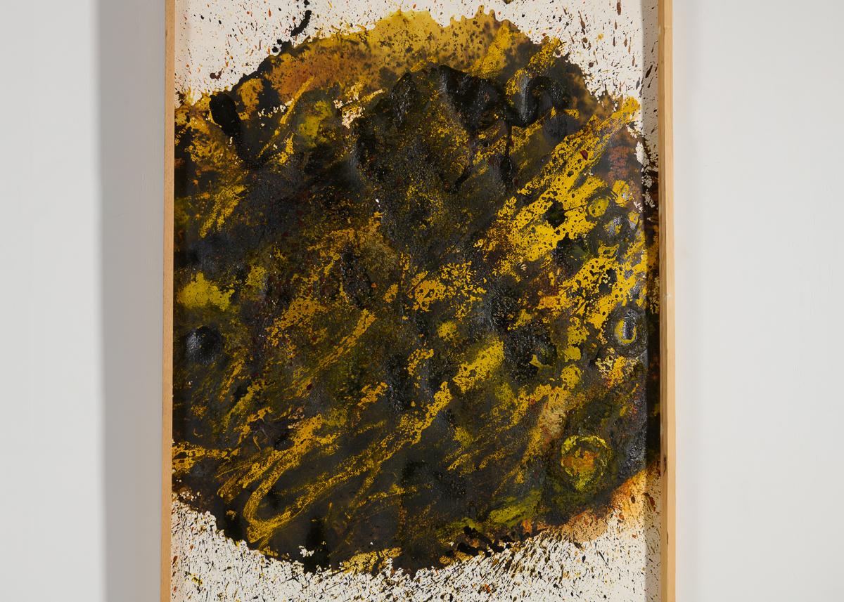 Großes gerahmtes Gemälde eines Planeten von Thierry Despont im Zustand „Gut“ im Angebot in New York, NY