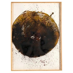 Large Framed Painting of a Planet by Thierry Despont