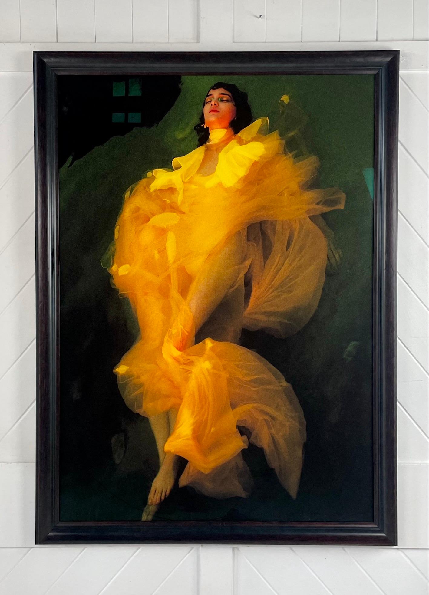 Contemporary Large Framed Photograph ‘Sicilian Lemon’ By Scarlett Casciello  For Sale