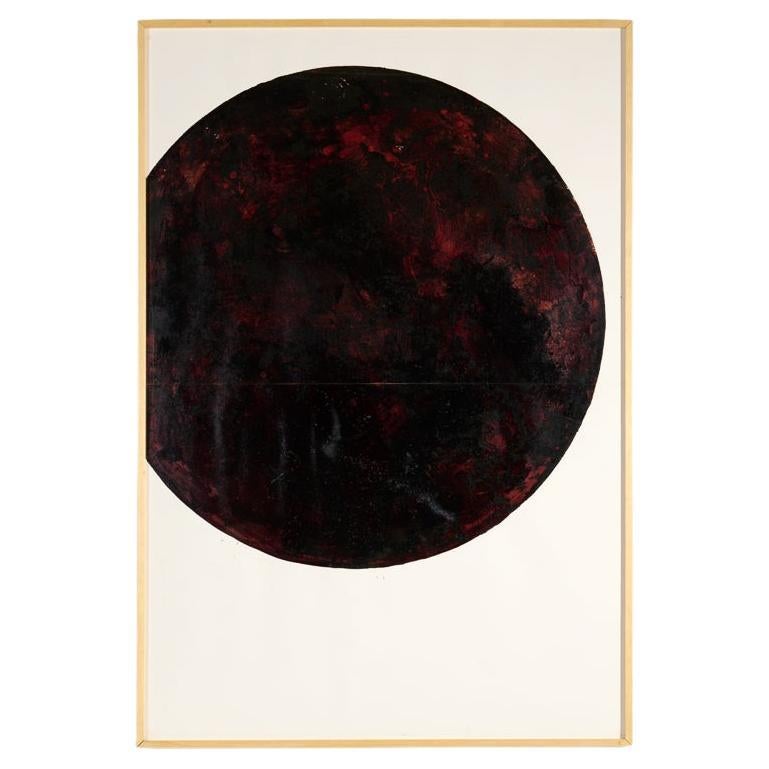 Grande estampe encadrée d
une planète par Thierry Despont en vente