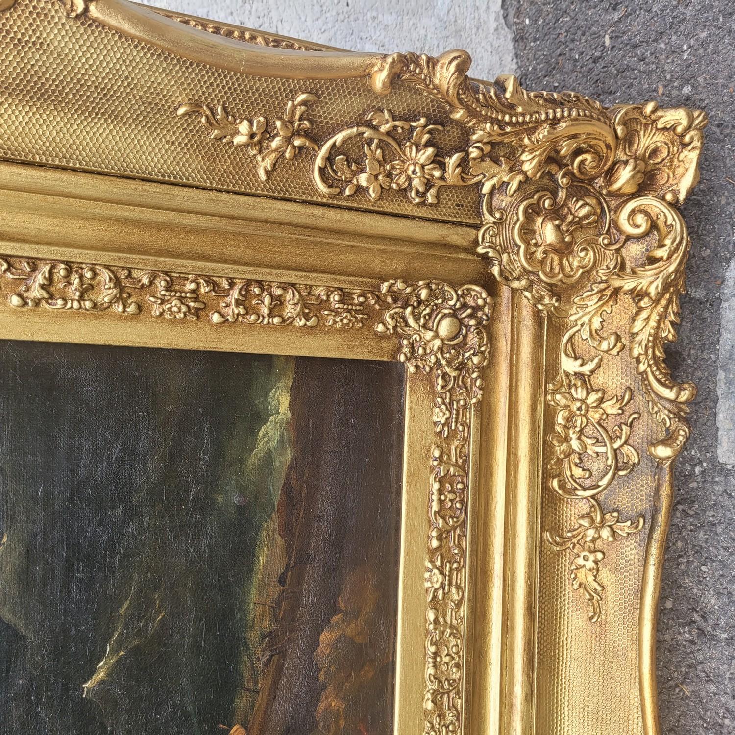 Large Framed Seascape In The Style Of Vernet, Late 17th/early 18th Century im Angebot 6