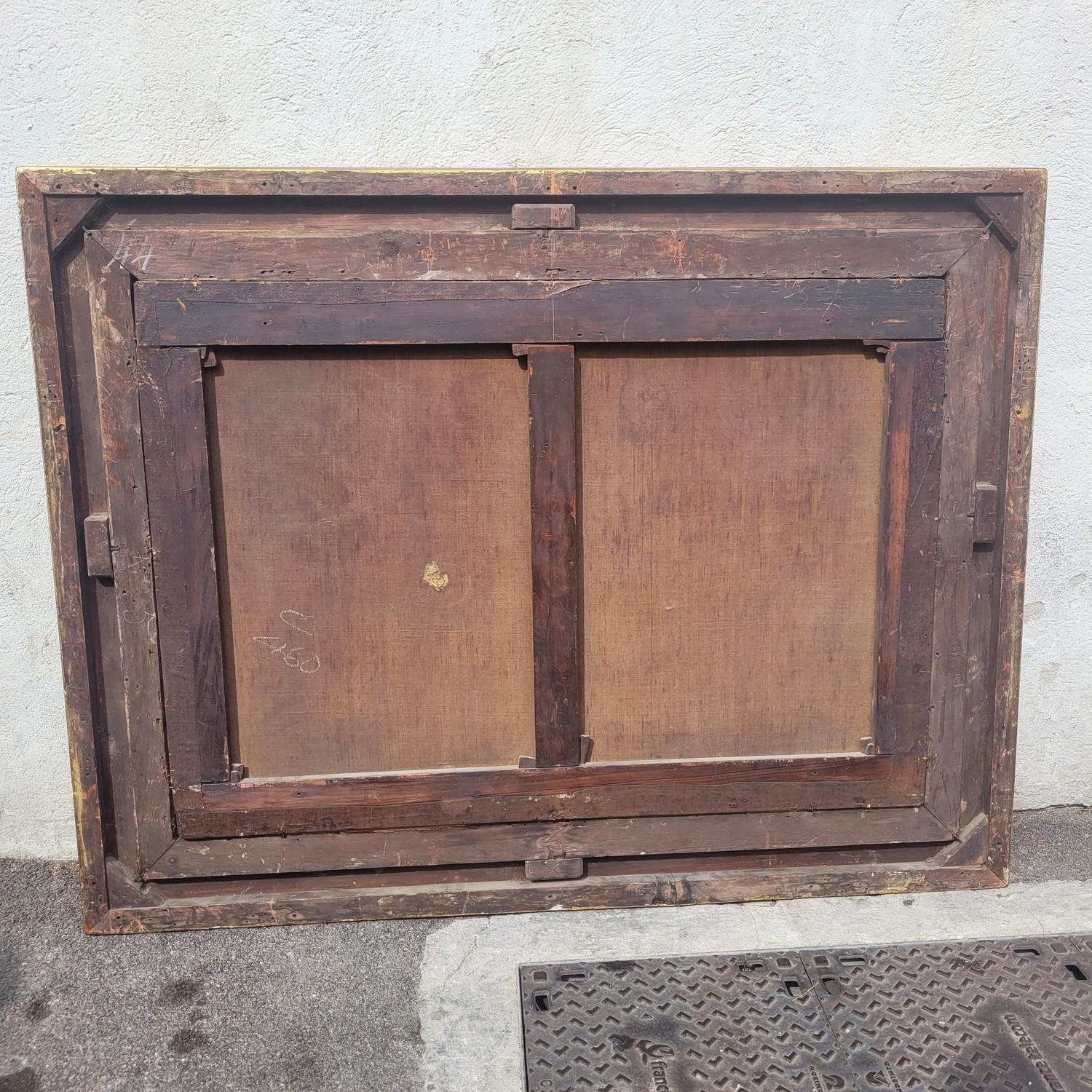 Large Framed Seascape In The Style Of Vernet, Late 17th/early 18th Century im Angebot 10