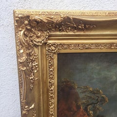 Large Framed Seascape In The Style Of Vernet, Late 17th/early 18th Century