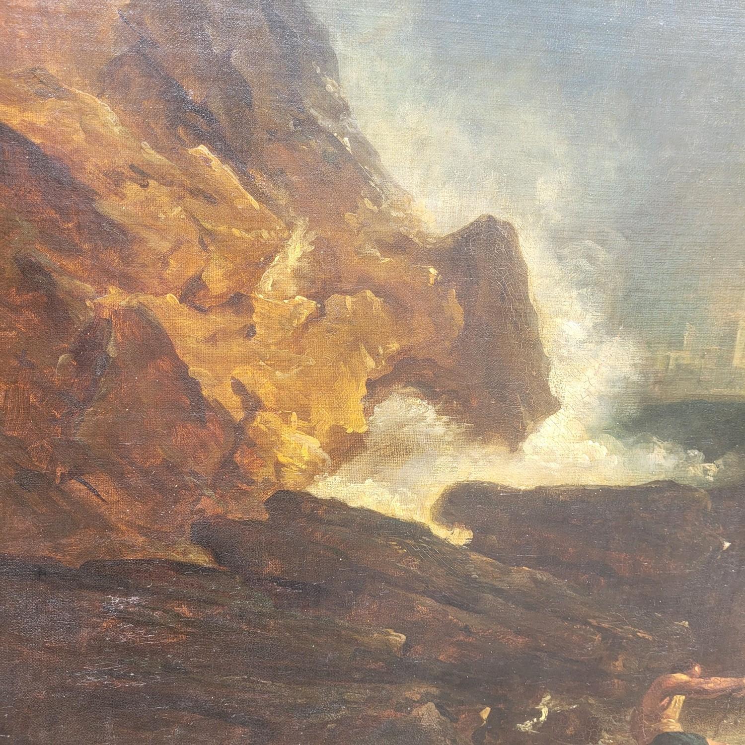 Large Framed Seascape In The Style Of Vernet, Late 17th/early 18th Century im Zustand „Gut“ im Angebot in MARSEILLE, FR