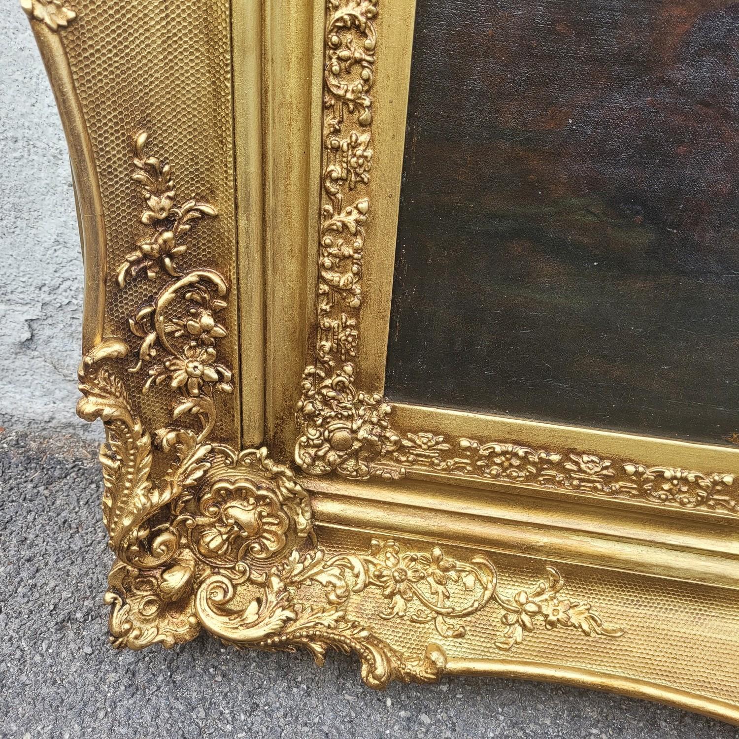 Large Framed Seascape In The Style Of Vernet, Late 17th/early 18th Century (17. Jahrhundert) im Angebot