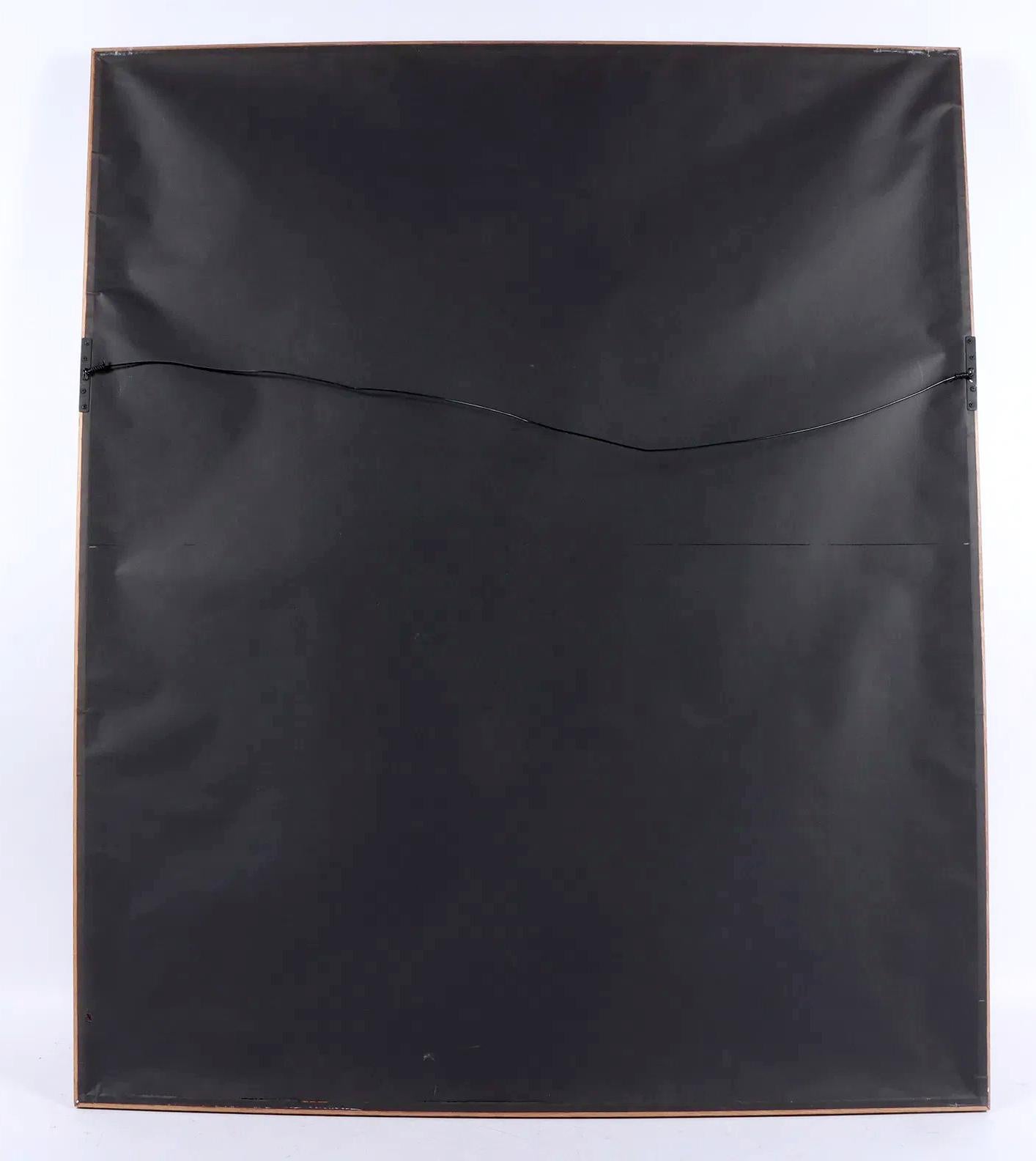 Soie Grande robe brodée chinoise ancienne de la dynastie Qing encadrée en vente