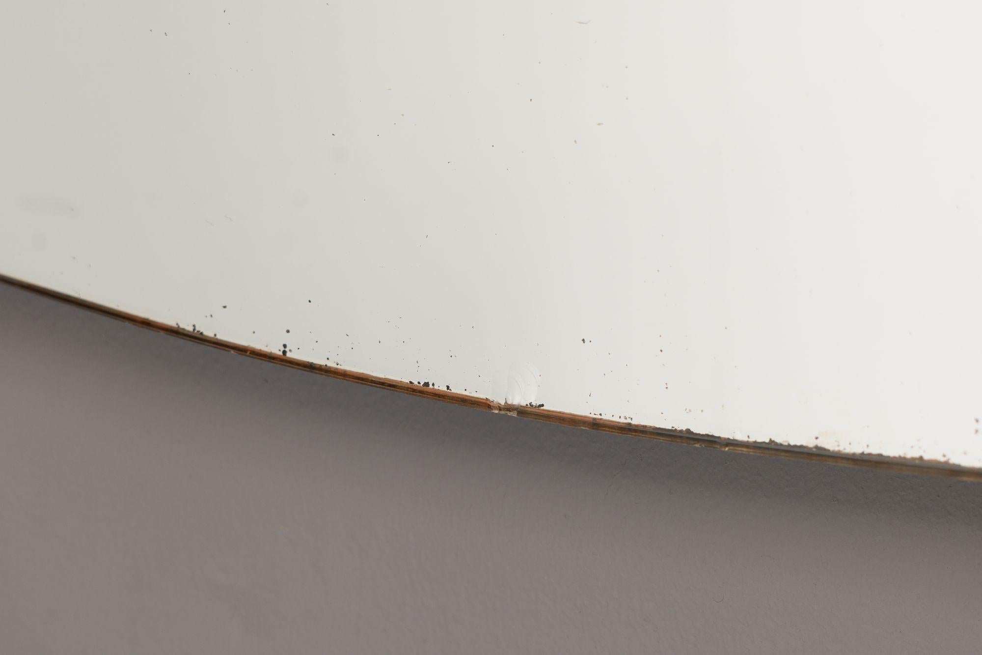 Metà XX secolo Specchio grande senza cornice in vendita