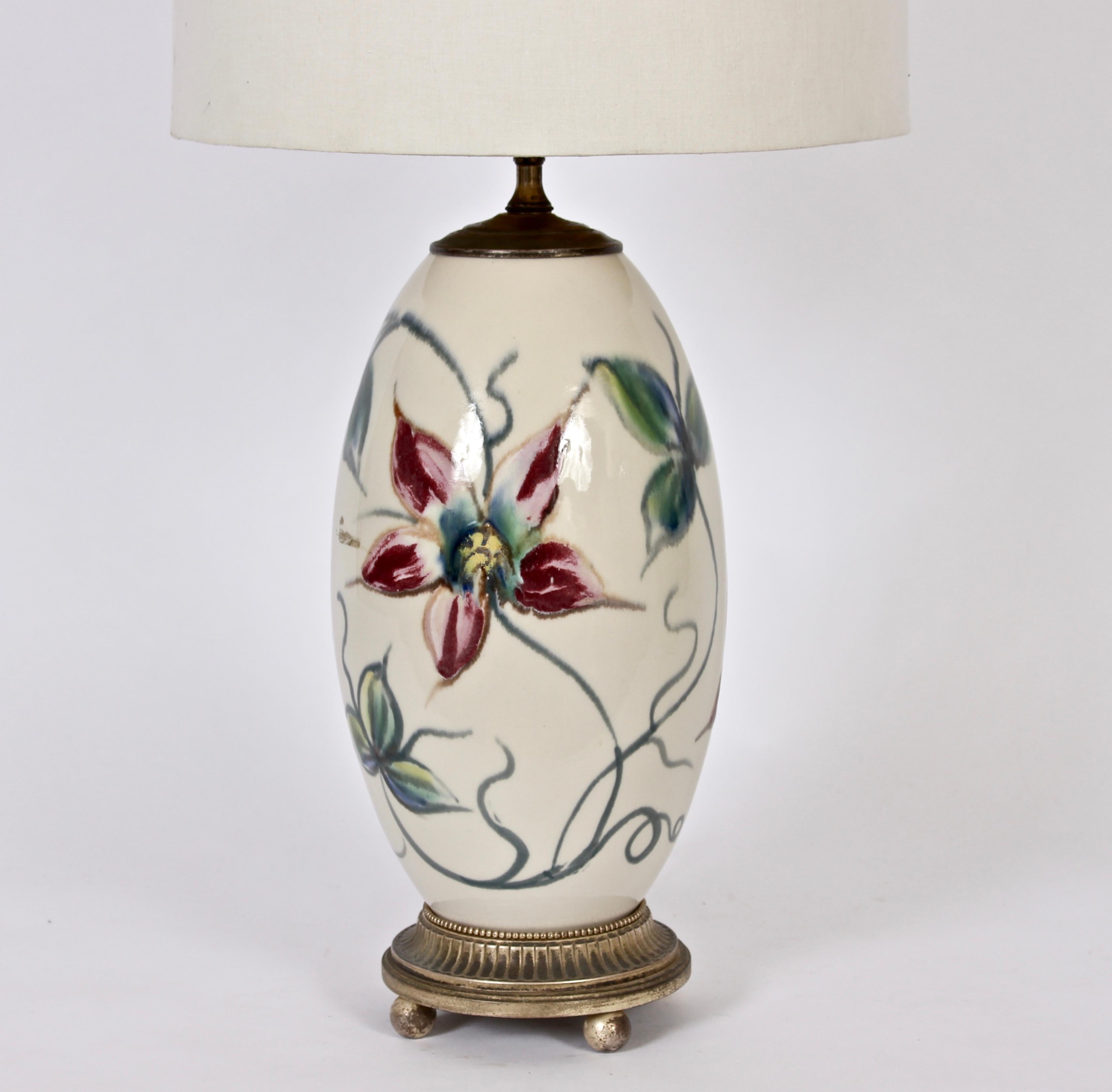 vintage porcelain table lamp