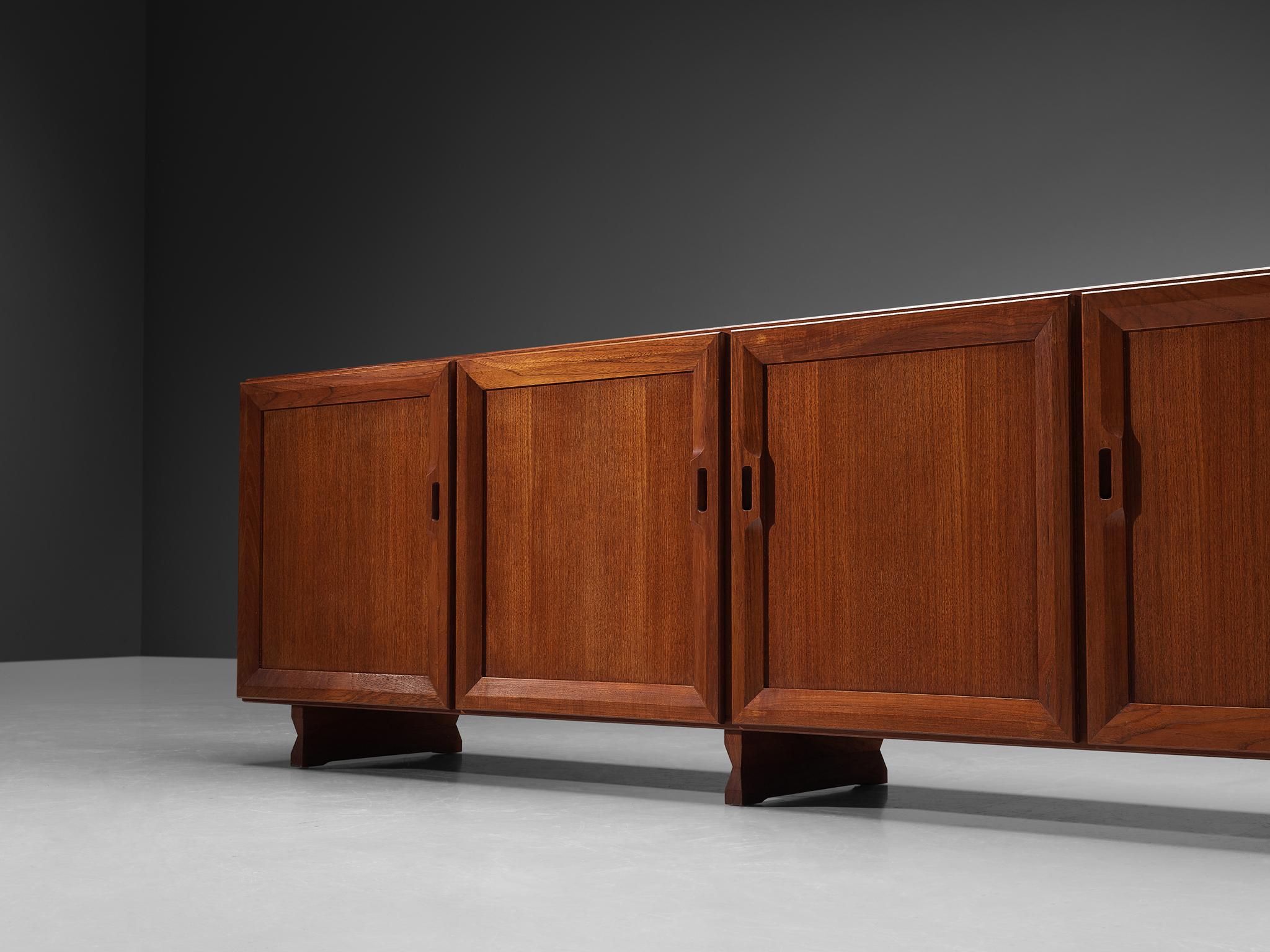 Mid-Century Modern Large Franco Albini for Poggi 'MB15' Sideboard in Teak  For Sale