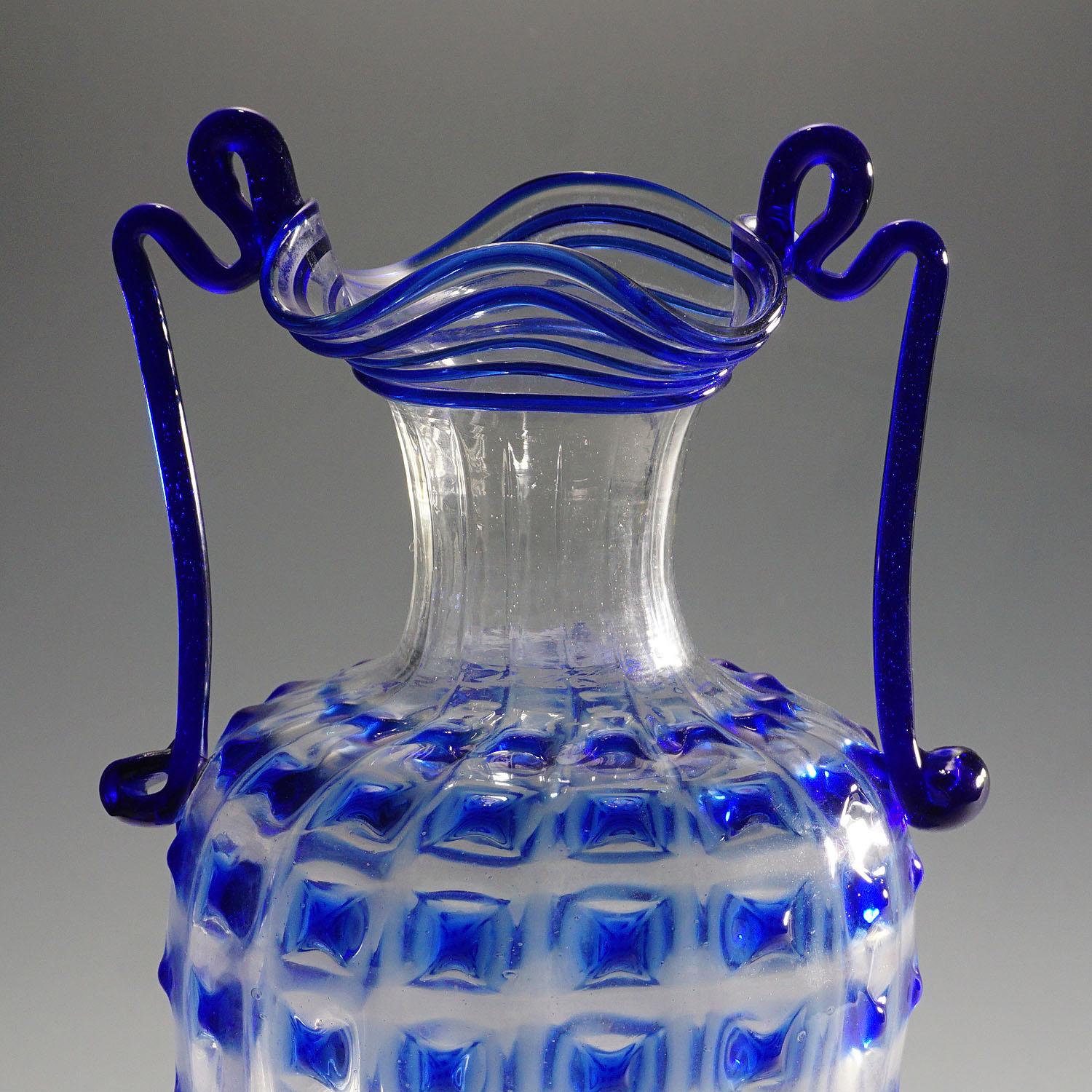 Große Fratelli Toso-Amphora-Vase, ca. 1930 im Zustand „Gut“ im Angebot in Berghuelen, DE