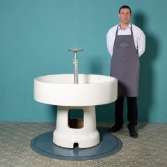 Large Freestanding Circular Sink by Royal Doulton