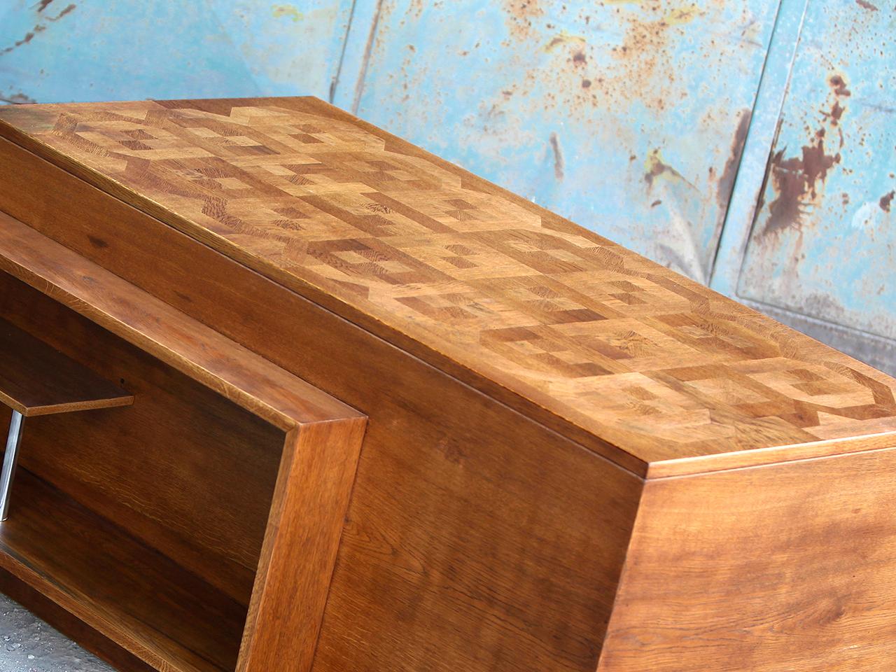 Large Freestanding Functionalist Desk, Jiri Kroha, 1930s For Sale 3