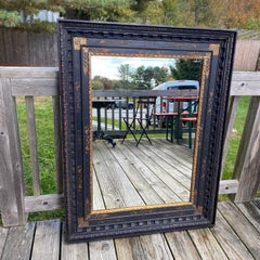 Large French 16th Century Renaissance Painted Framed Mirror