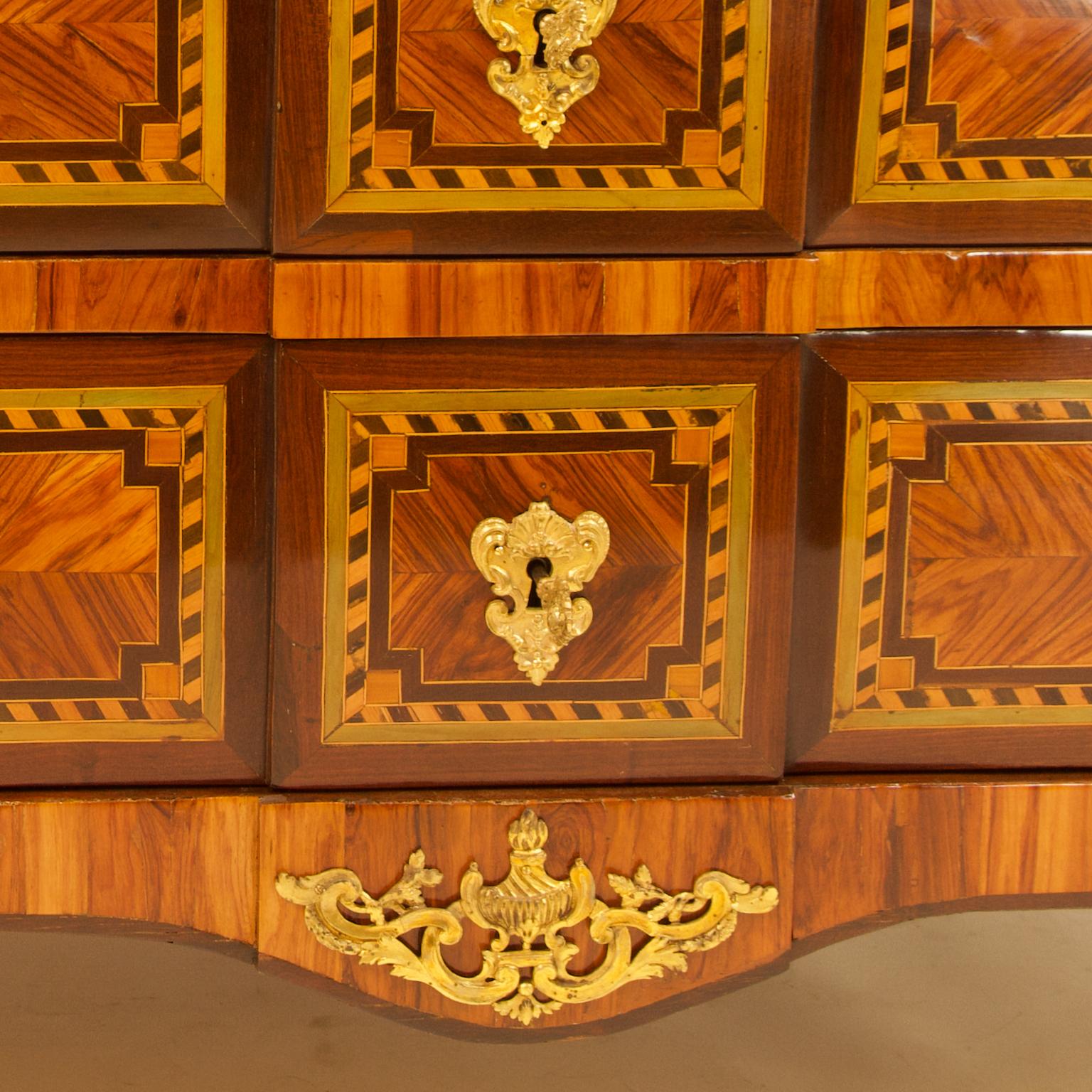 Large French 18th Century Louis XVI Marquetry Commode or Chest of Drawers 6