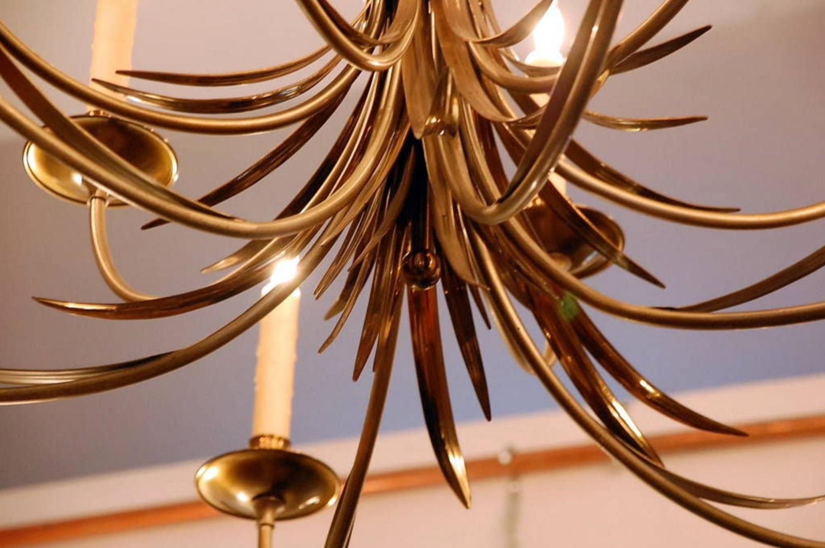 Large French 1960s Chandelier by Maison Charles, Paris In Excellent Condition For Sale In Los Angeles, CA