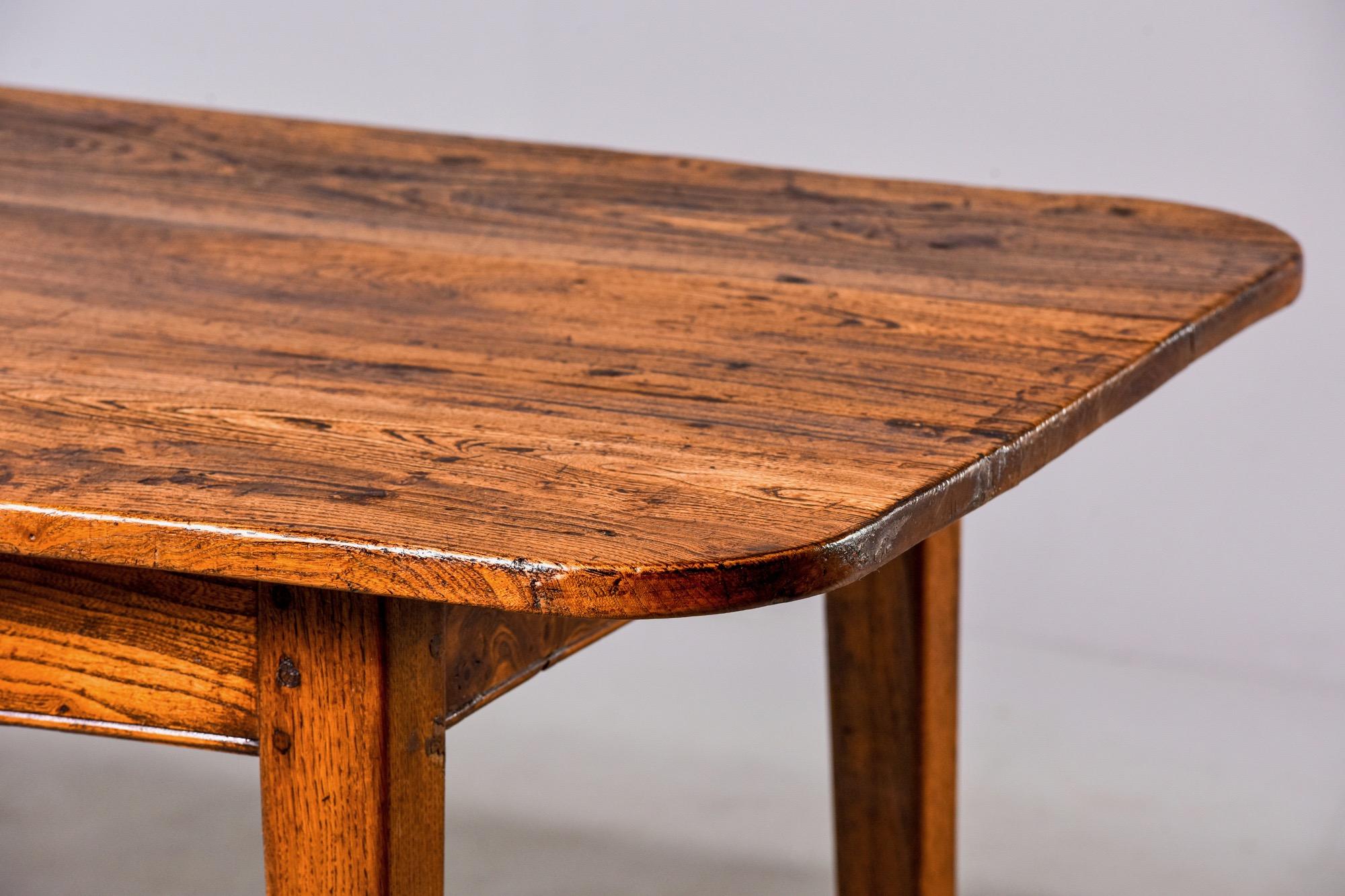 Large French 19th Century Elm Dining Table 4