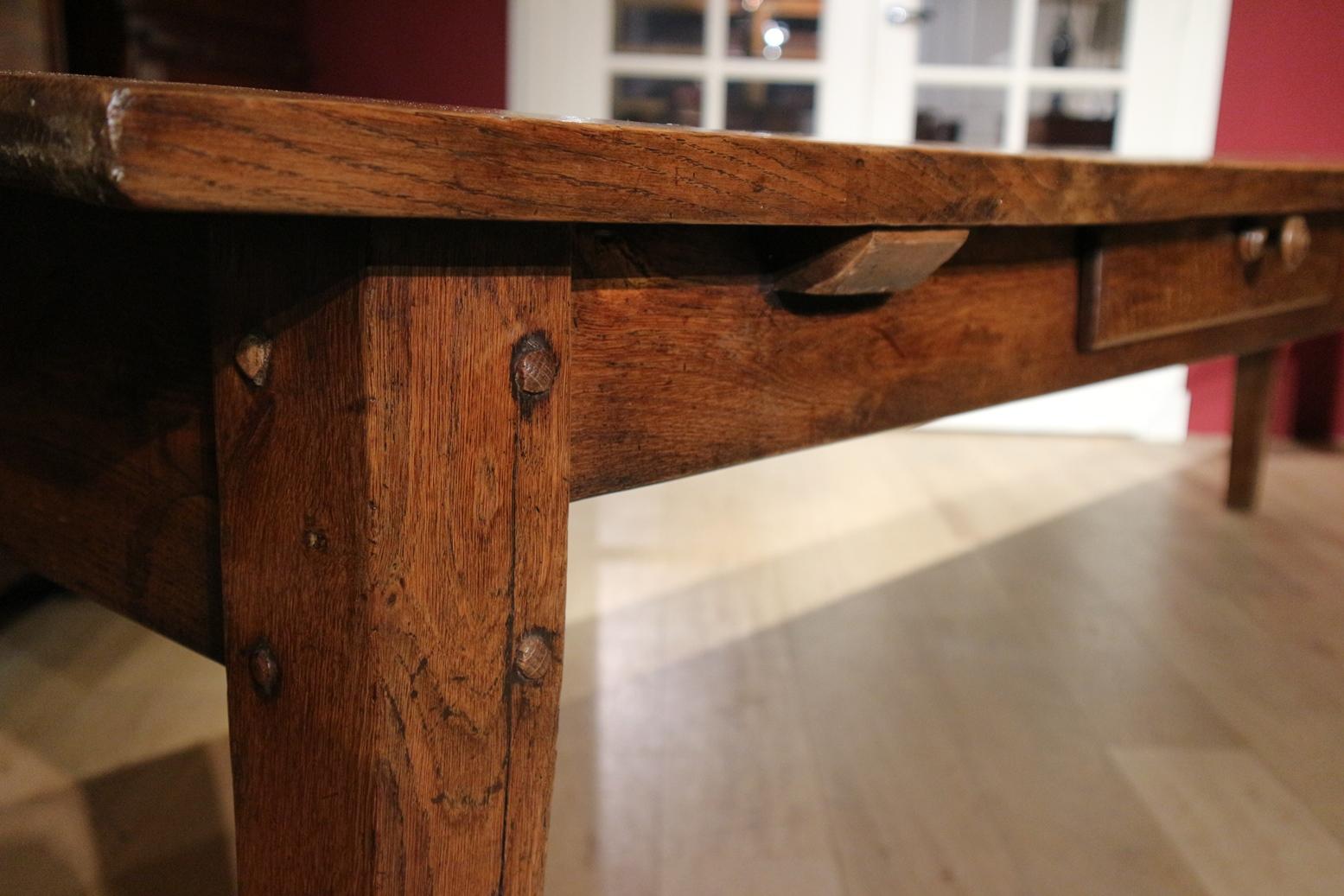 Large French 19th Century Farmhouse Table 6