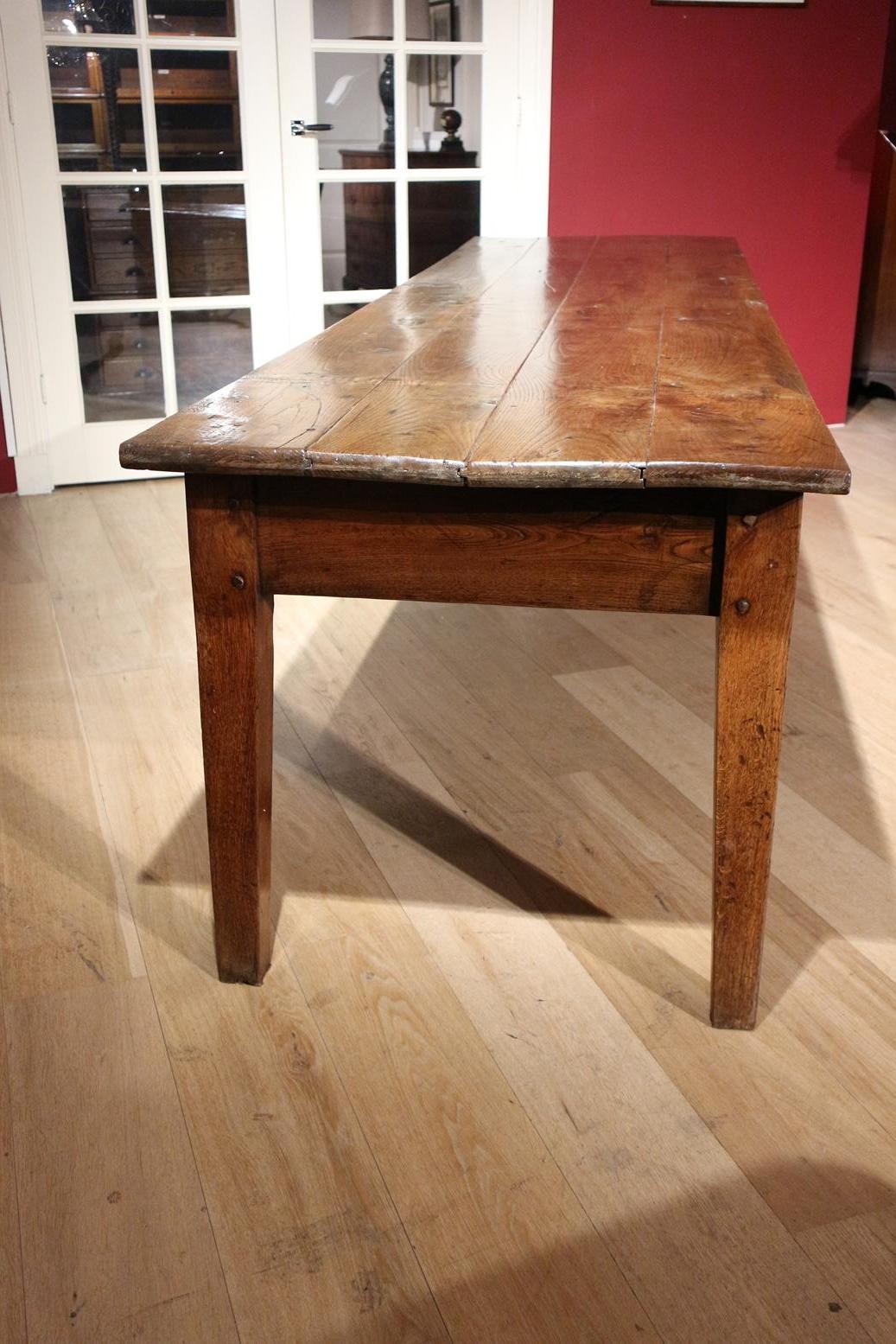 Large French 19th Century Farmhouse Table 9
