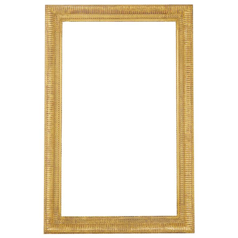 Large French 19th Century Gilt Mirror Frame