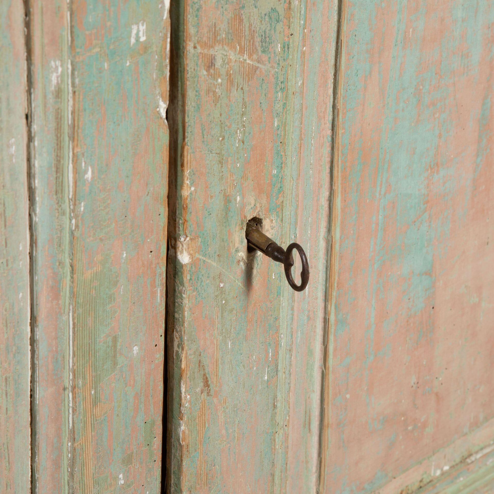 Glass Large French 19th Century Glazed Cabinet For Sale