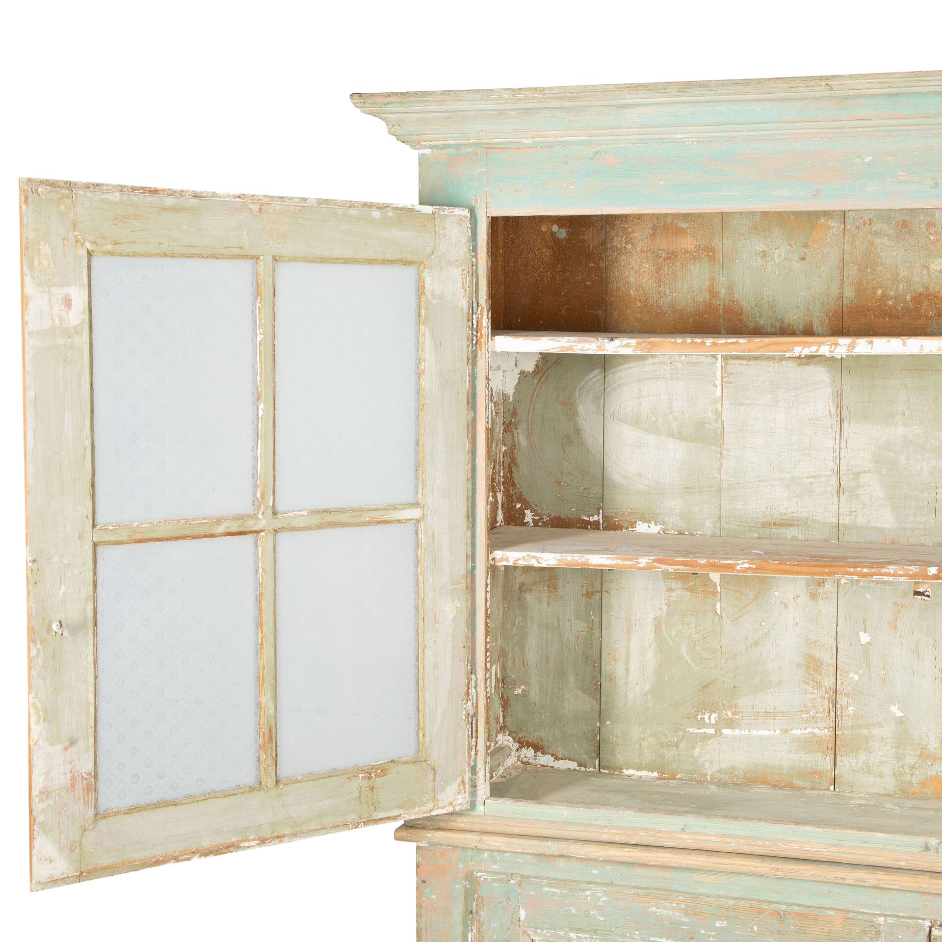Large French 19th Century Glazed Cabinet For Sale 2