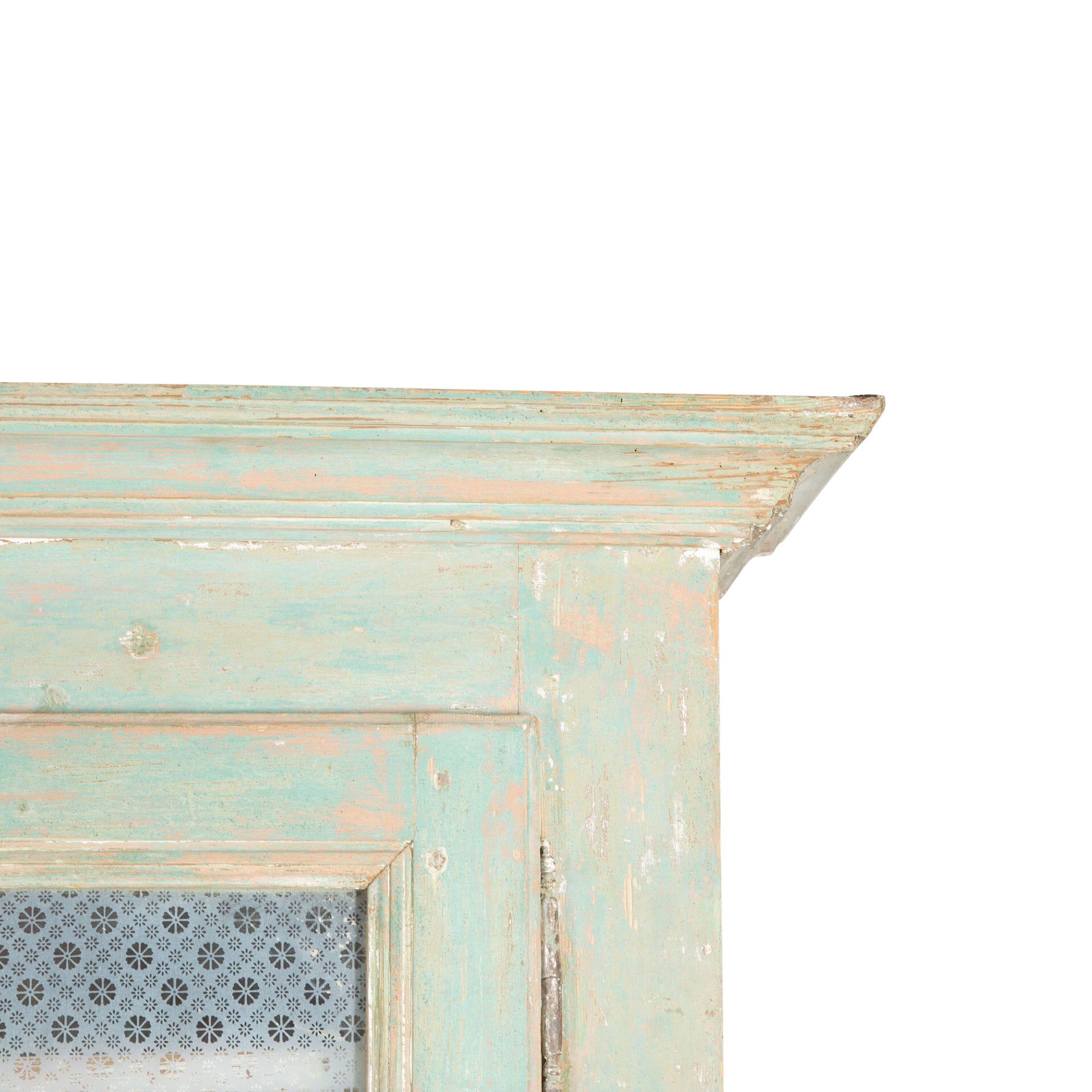 Large French 19th Century Glazed Cabinet For Sale 4