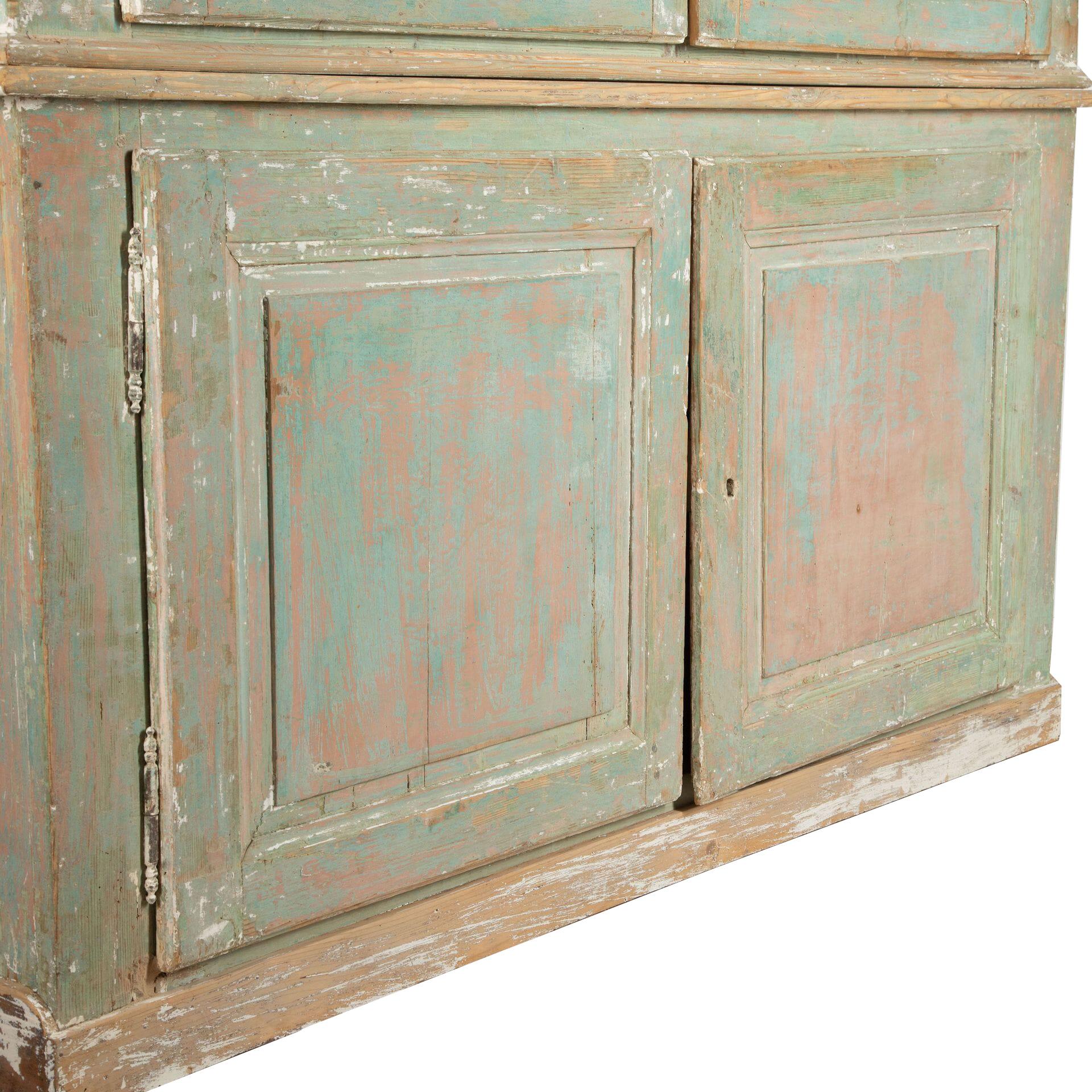 Large French 19th Century Glazed Cabinet For Sale 5