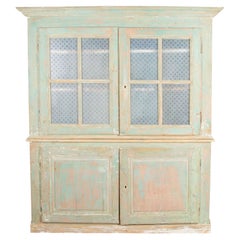 Large French 19th Century Glazed Cabinet