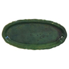 Large French 19th Century, Glazed Earthenware Serving Platter