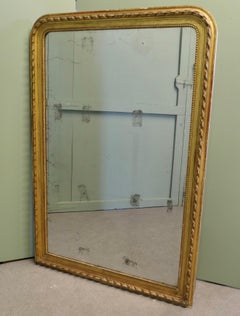 Large French 19th Century Louis Philippe Gilt Mirror