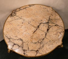 Large French 19th Century Louis XVI Style Marble Top Centre Table