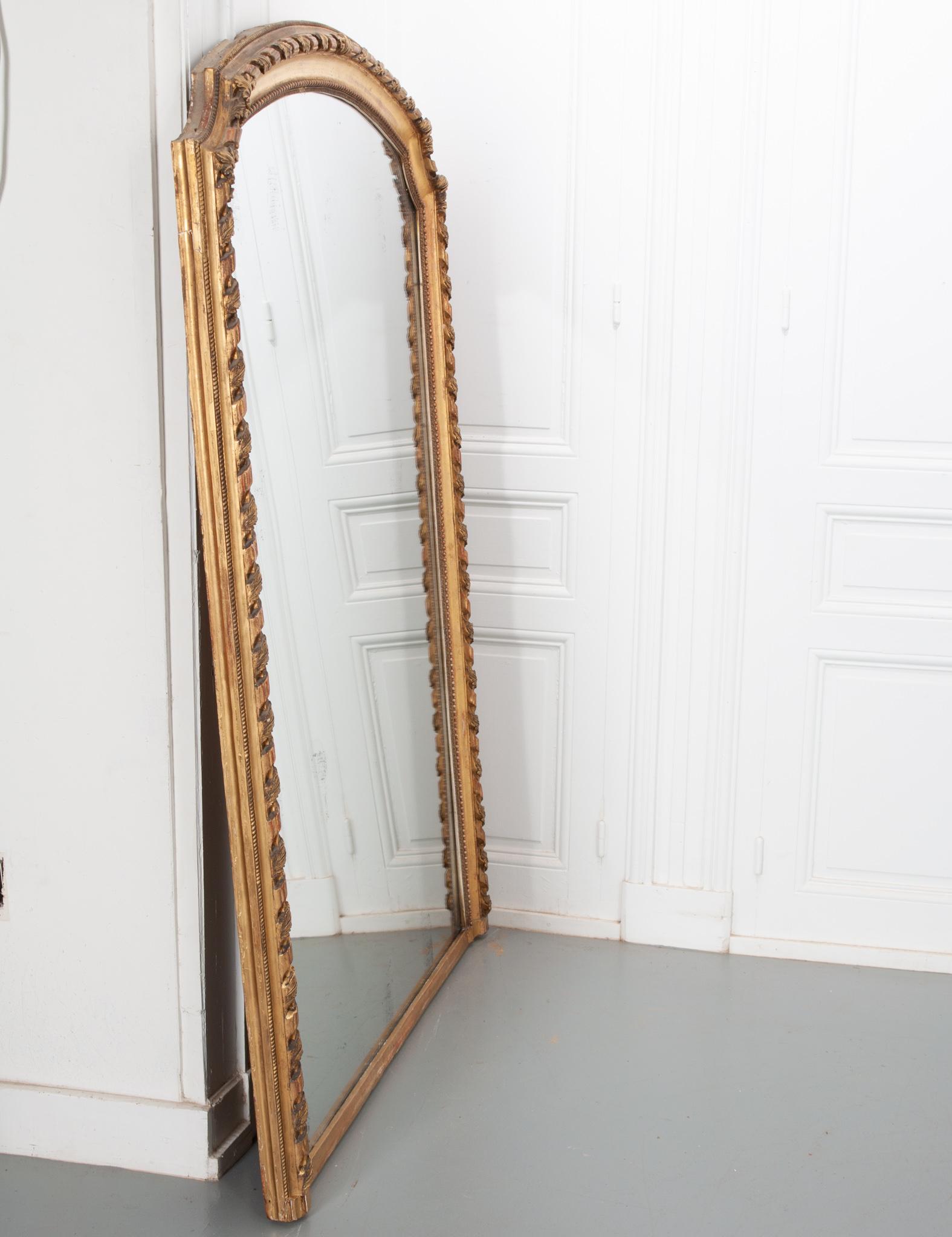 Large French 19th Century Mantel Mirror 1
